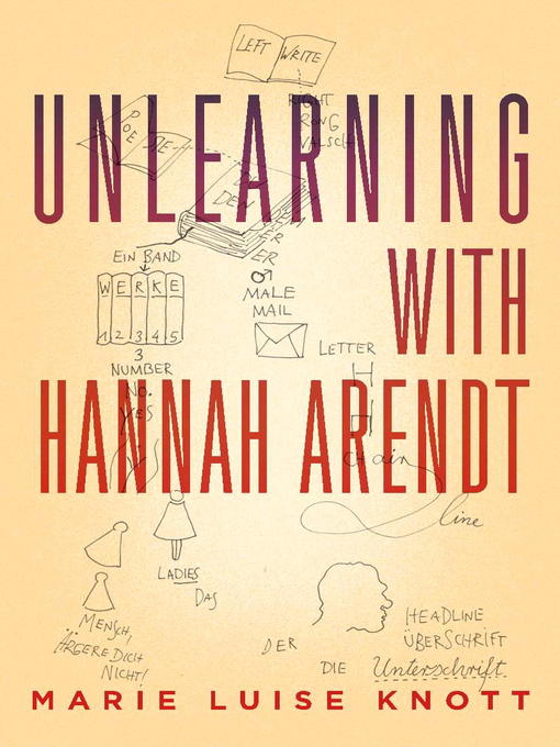 Title details for Unlearning with Hannah Arendt by Marie Luise Knott - Wait list